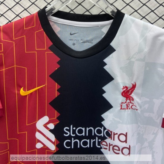 Nuevo Tailandia Camiseta Especial Liverpool 24/25 Rojo Negro Baratas